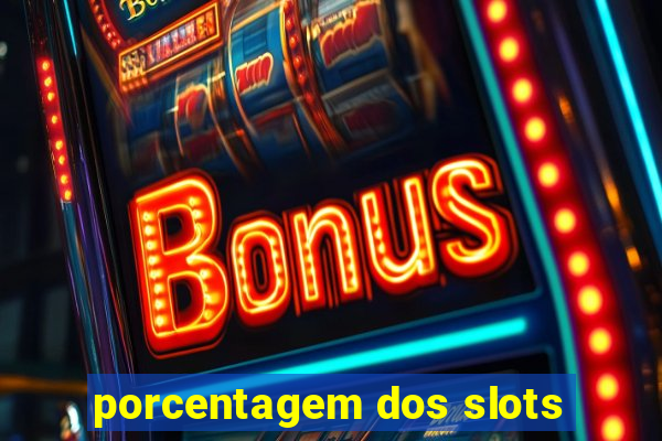 porcentagem dos slots