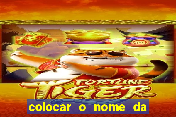 colocar o nome da pessoa no congelador