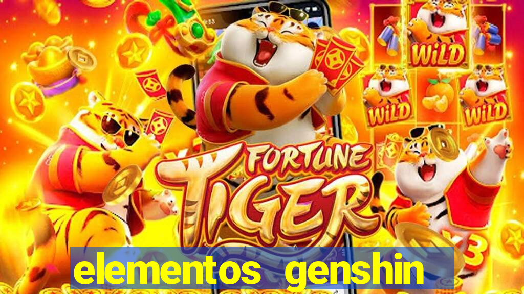 elementos genshin impact fraquezas