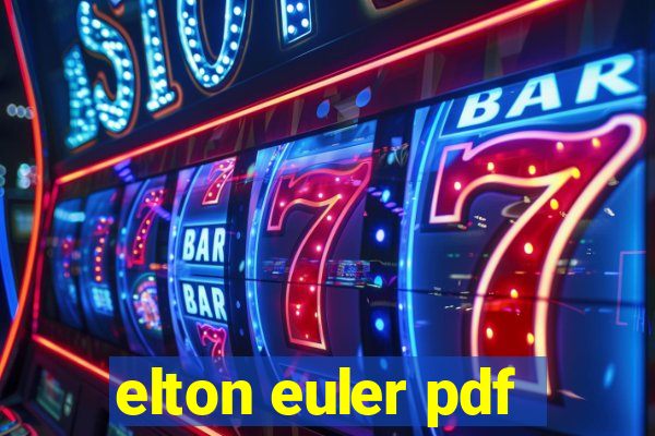 elton euler pdf