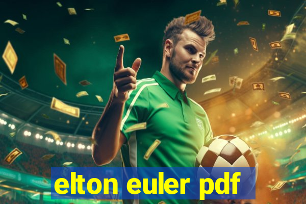 elton euler pdf