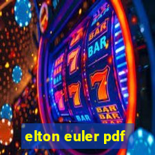 elton euler pdf