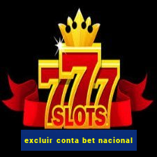 excluir conta bet nacional