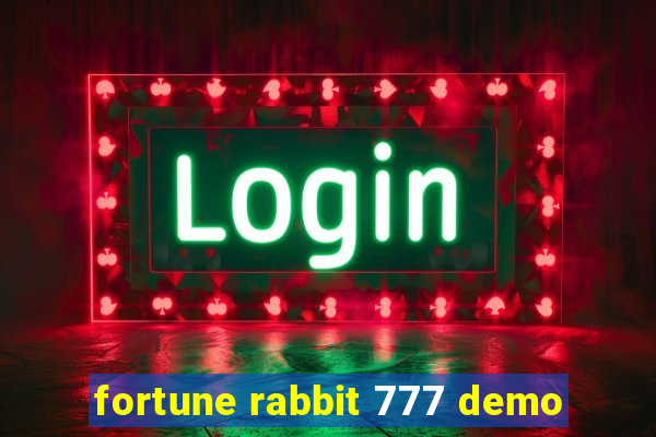 fortune rabbit 777 demo