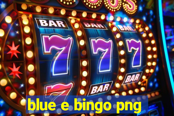 blue e bingo png