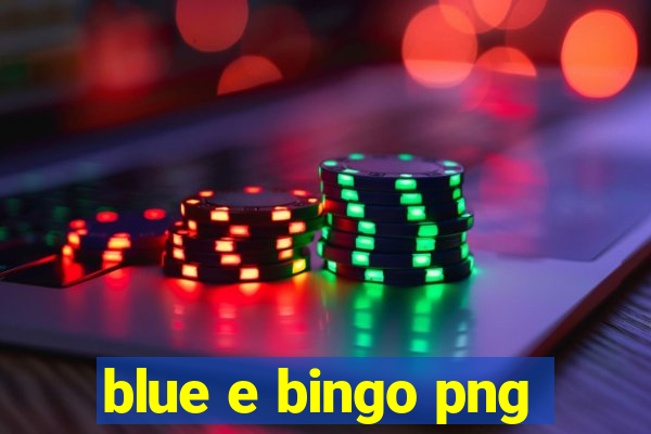 blue e bingo png