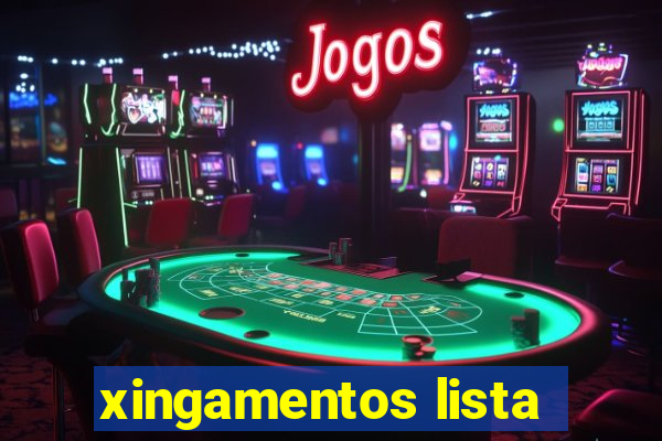 xingamentos lista