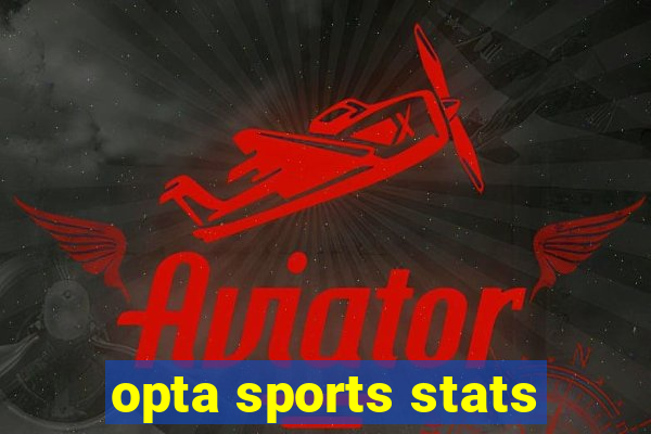 opta sports stats