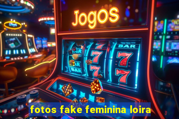 fotos fake feminina loira