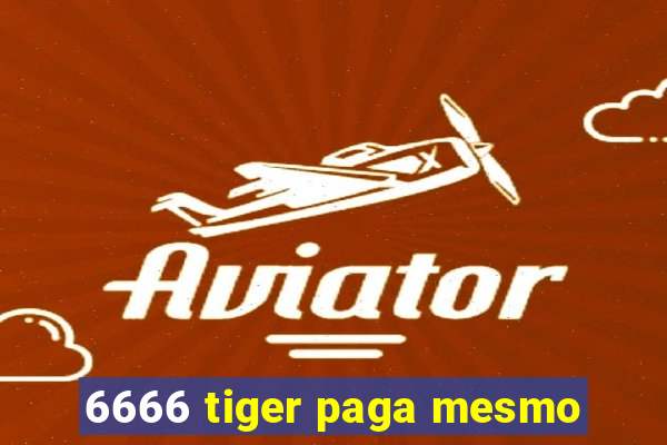 6666 tiger paga mesmo