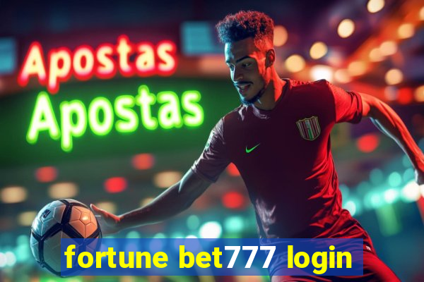 fortune bet777 login