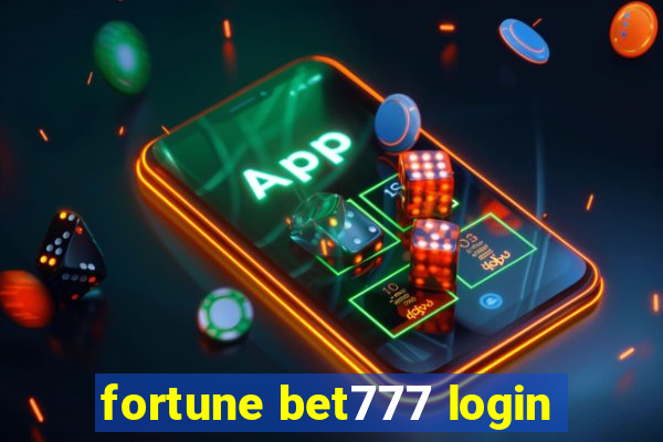 fortune bet777 login