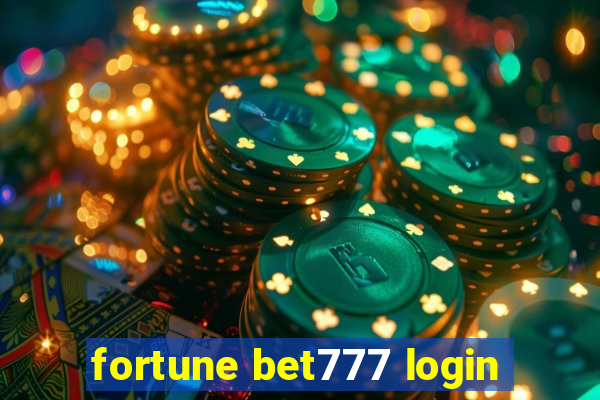 fortune bet777 login