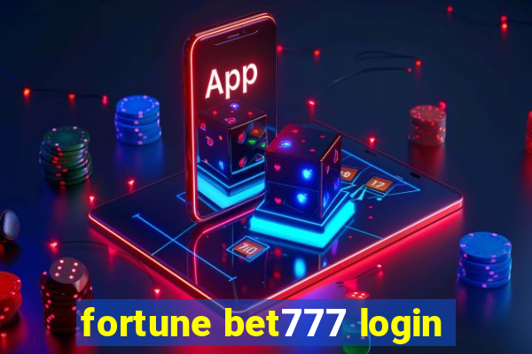 fortune bet777 login