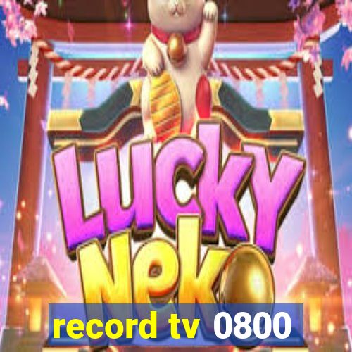 record tv 0800