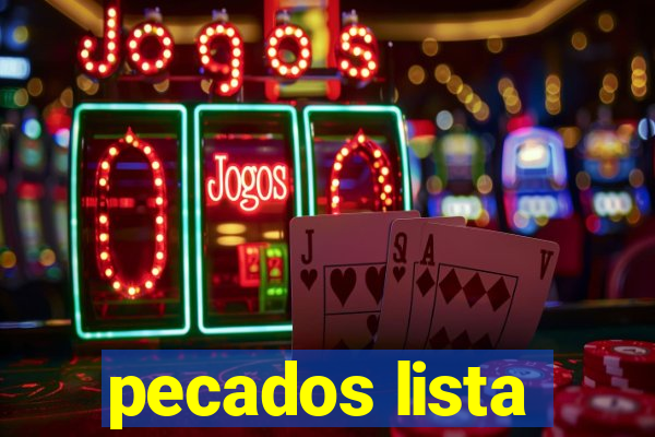 pecados lista