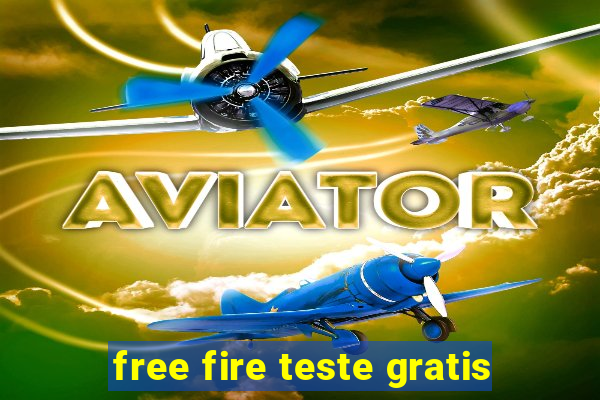 free fire teste gratis