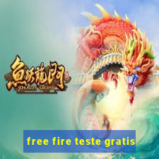 free fire teste gratis