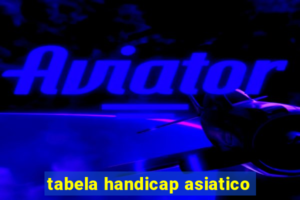 tabela handicap asiatico