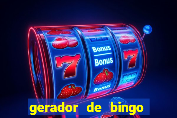 gerador de bingo de palavras