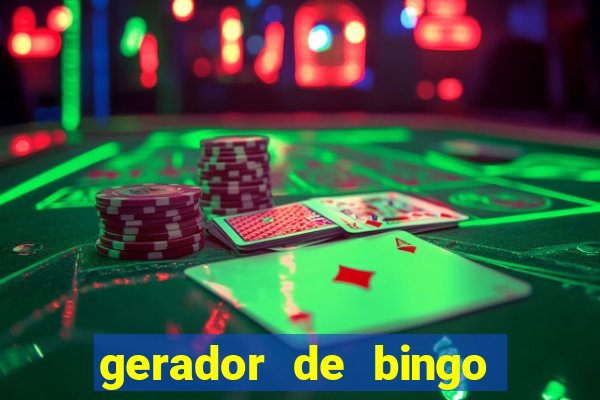 gerador de bingo de palavras