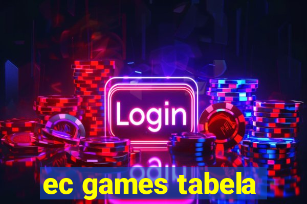 ec games tabela