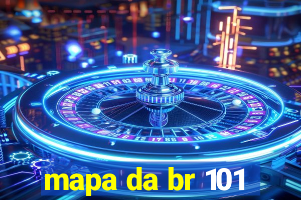 mapa da br 101