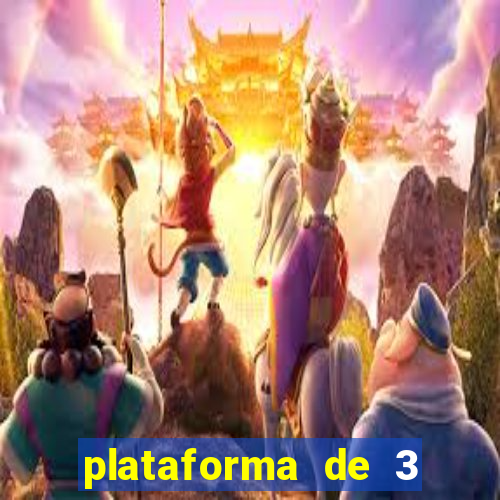 plataforma de 3 reais jogo