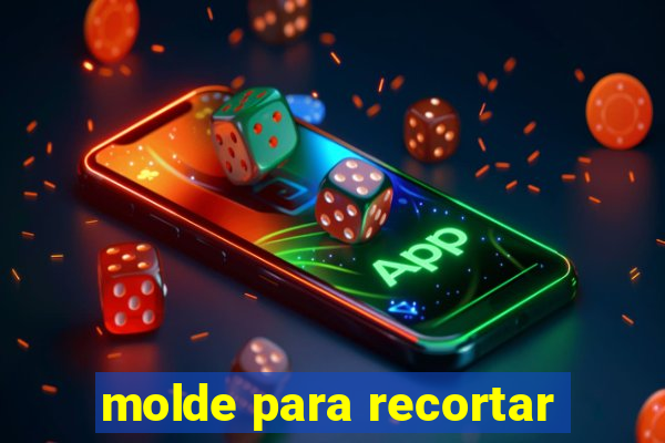 molde para recortar