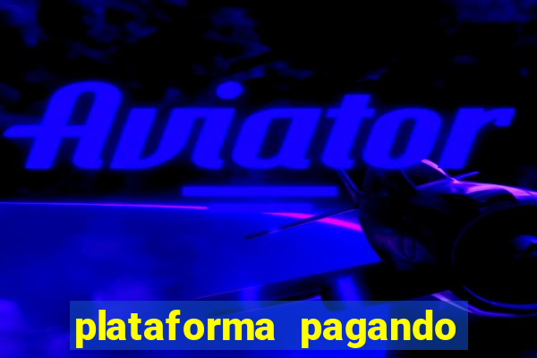 plataforma pagando bonus no cadastro