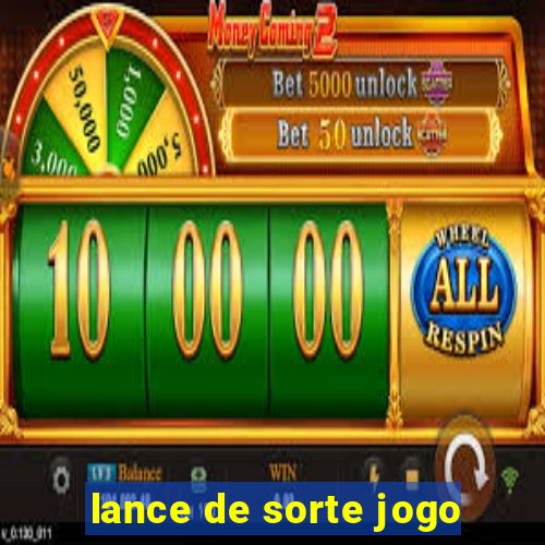 lance de sorte jogo