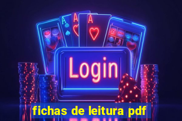 fichas de leitura pdf