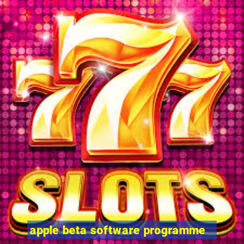 apple beta software programme