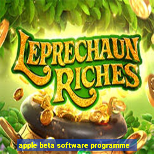 apple beta software programme