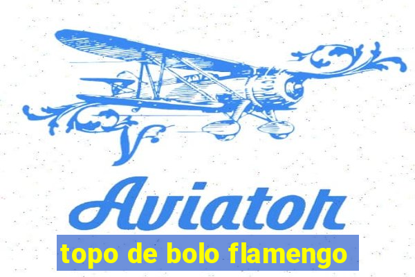 topo de bolo flamengo