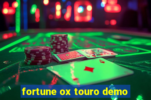 fortune ox touro demo