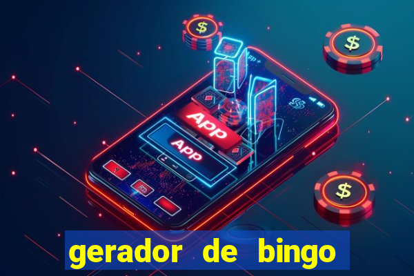 gerador de bingo cha de bebe