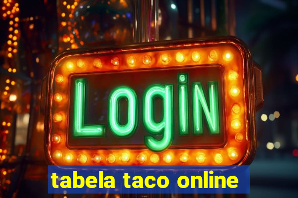 tabela taco online