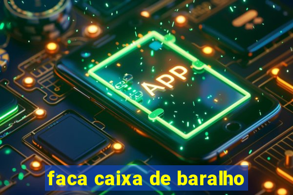 faca caixa de baralho