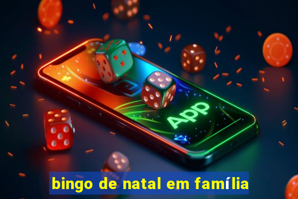 bingo de natal em família