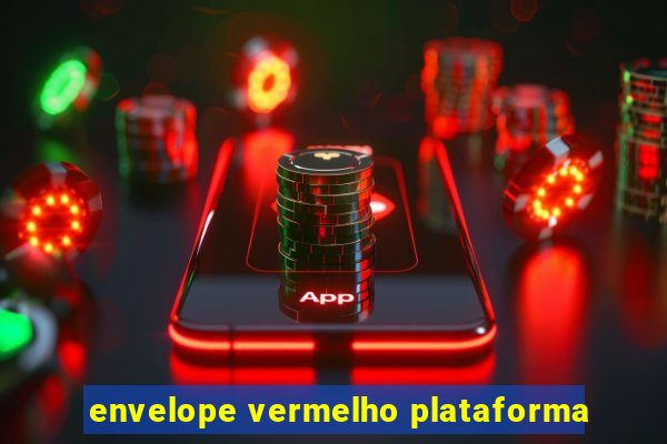 envelope vermelho plataforma