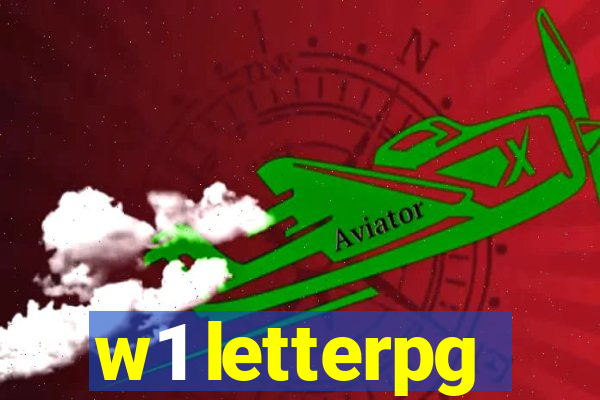 w1 letterpg