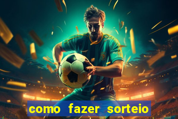 como fazer sorteio de cores online