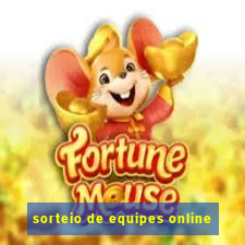 sorteio de equipes online