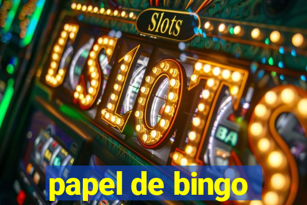 papel de bingo