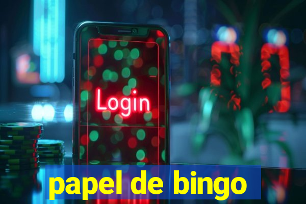 papel de bingo