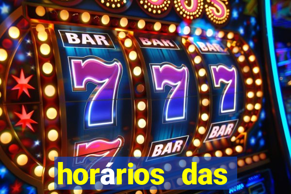 horários das plataformas de jogos