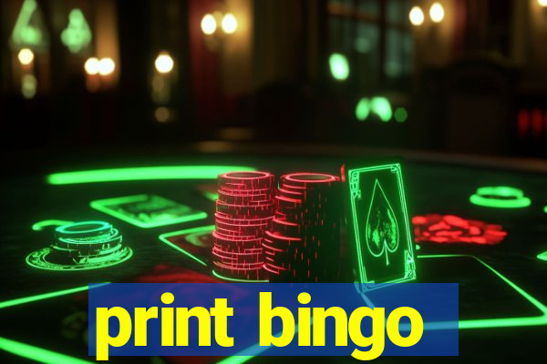 print bingo