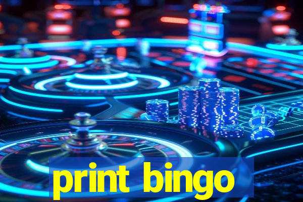 print bingo