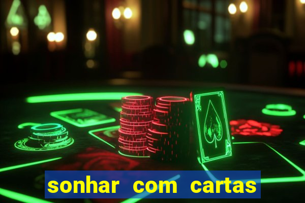 sonhar com cartas de baralho no chao